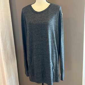 Gray long sweater